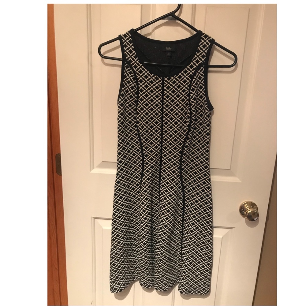 Mossimo xs black & white dress